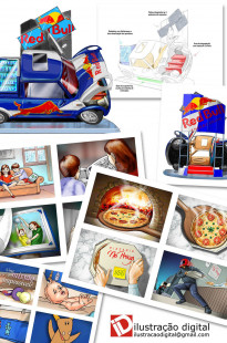 Capa de Porfólio da Ilustração Digital