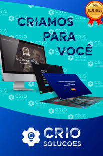 Capa de Porfólio da Crio Soluções