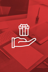 Capa de Porfólio da Thrust Comunicação E Design