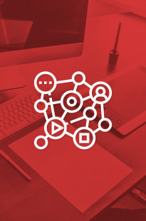 Capa de Porfólio da Thrust Comunicação E Design