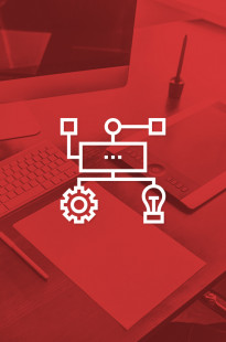 Capa de Porfólio da Thrust Comunicação E Design