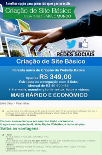 Capa de Porfólio da Almídiadigital Criação De Site