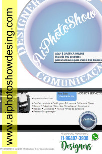 Capa de Porfólio da Aiphotoshowdesign