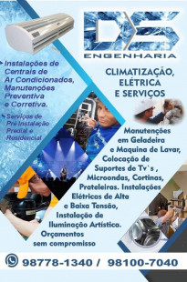 Capa de Porfólio da Ds.engenharia Climatização