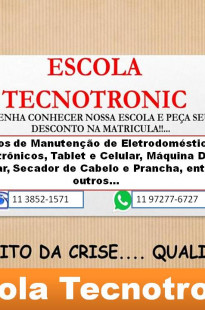 Capa de Porfólio da Escolatecnotronic