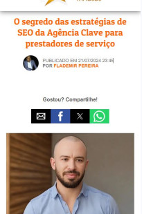 Capa de Porfólio da Agência Clave Especialista Seo