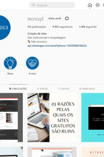 Capa de Porfólio da Tecnog3