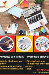 Capa de Porfólio da Agência Digital Labs