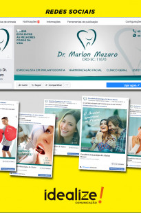 Capa de Porfólio da Idealize Comunicação