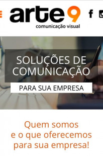 Capa de Porfólio da Arte9