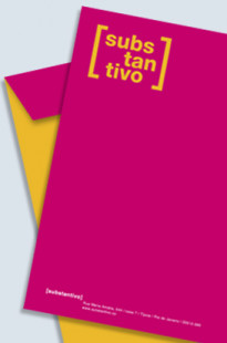 Capa de Porfólio da Substantivo