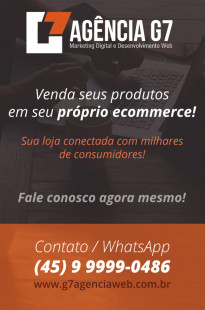 Capa de Porfólio da Agencia G7